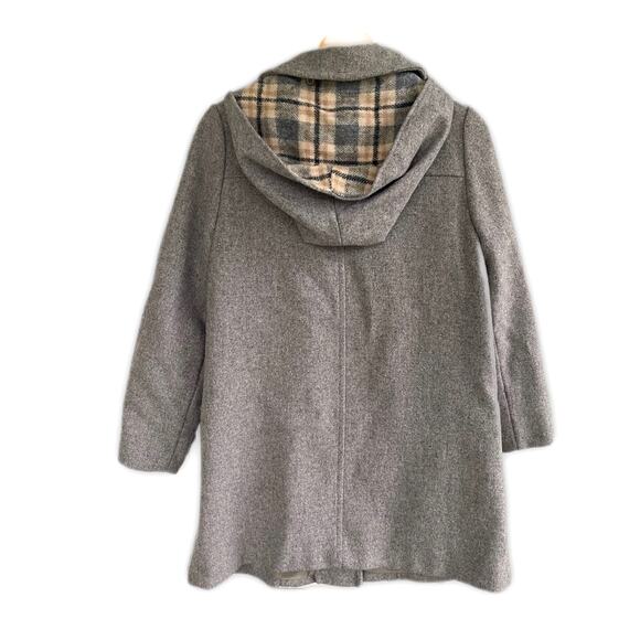 Vintage Sears Fashions 100% Gray Wool Coat Size XS/S - Picture 2 of 10